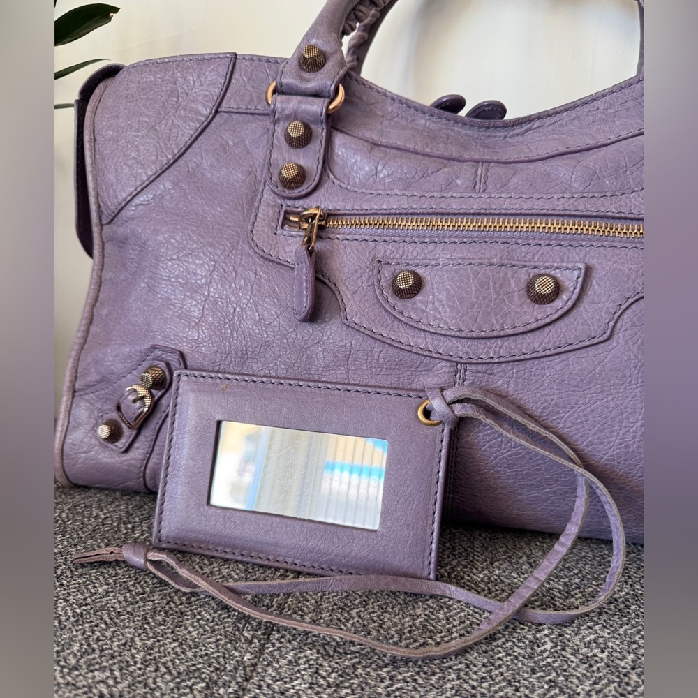 Balenciaga Part-Time Bag With Giant 12 Rose Gold Hardware - Picture 10 of 17